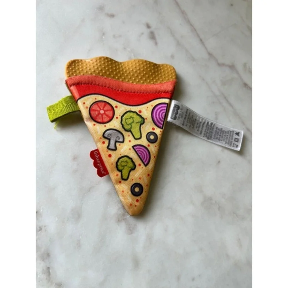 Fisher-Price Mini Me Moments Crinkle Pizza, Coffee Cup, Water Bottel Doughnut